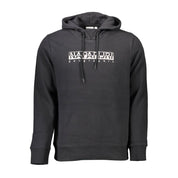 Black Cotton Men Sweater