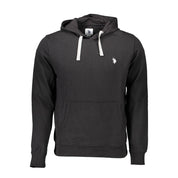 Black Cotton Men Sweater