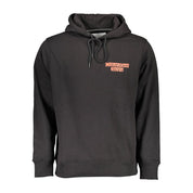 Black Cotton Men Sweater