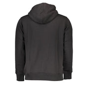 Black Cotton Men Sweater