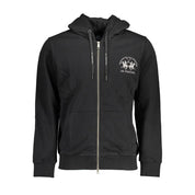 Black Cotton Men Sweater