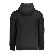 Black Cotton Men Sweater