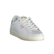 White Leather Women Sneaker