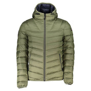 Green Polyamide Men Jacket