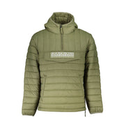 Green Polyamide Men Jacket