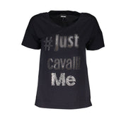 Black Polyester Tops & T-Shirt