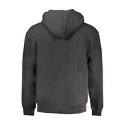 Black Cotton Men Sweater