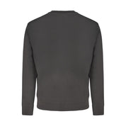 Black Cotton Men Sweater