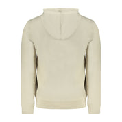 Beige Cotton Men Sweater