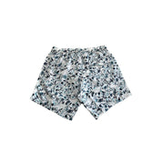 White Polyester Men's Swim Short