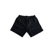 Black Polyester Men Swim Short