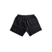 Black Polyester Men Swim Short