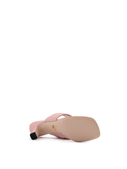 Mystic Pink Nappa Charlotte Leather Sandals