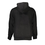 Black Cotton Men's Sweatshirt