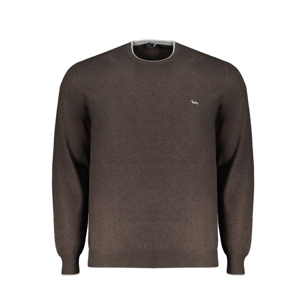 Marrone Wool Men Sweater