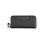 Black Polyurethane Women Wallet