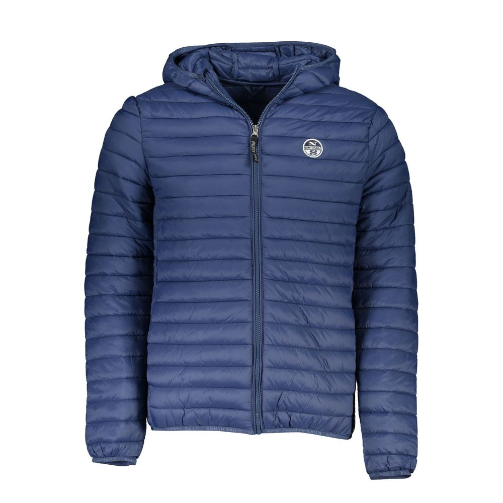 Blu Poliammide Man Jacket