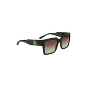 Brown Plastic Women Sunglass