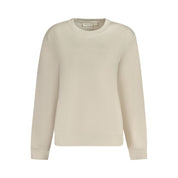 Beige Cotton Women Sweater