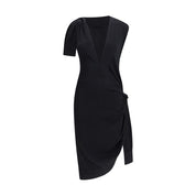 Asymmetrical knit Dress