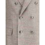 Light Brown Linen Blazer
