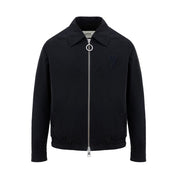 Black Polyester Jackets & Coat