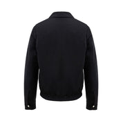 Black Polyester Jackets & Coat