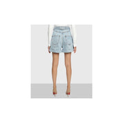 Blue Cotton Short