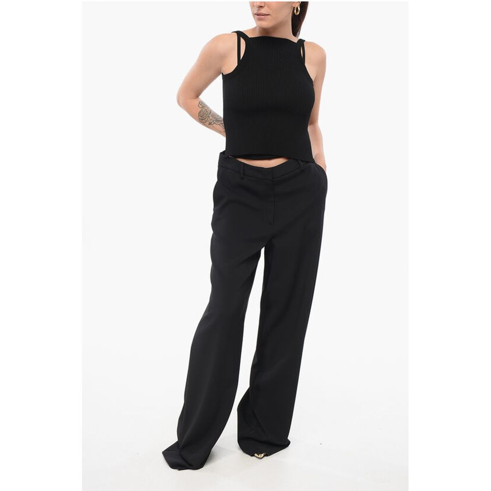 Viscose Wide Leg Pants