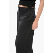 Silk Wide Leg Pants
