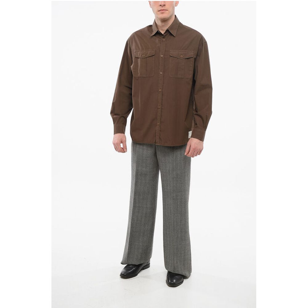 EMPORIO Popeline Cotton Saharan Shirt
