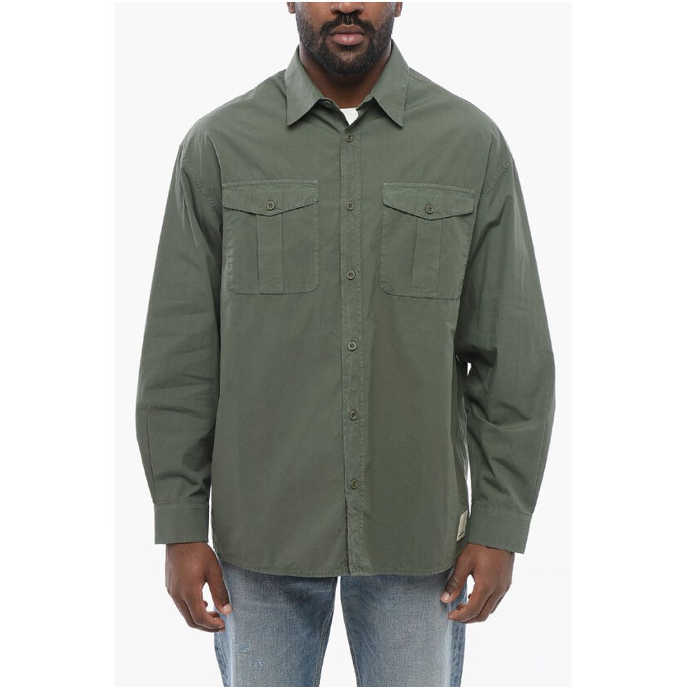 EMPORIO Popeline Cotton Saharan Shirt