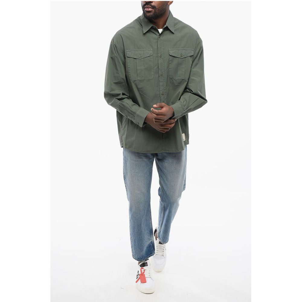 EMPORIO Popeline Cotton Saharan Shirt