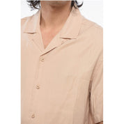 EMPORIO Back Embroidered PALMS Bowling Shirt