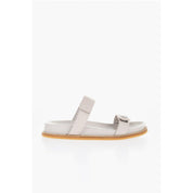 Strap Closure Leather Sandals