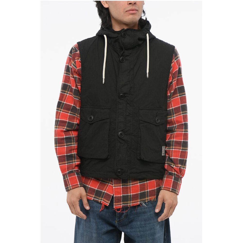EMPORIO Nylon Vest with Utility Pockets