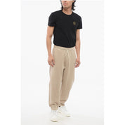 EMPORIO Brushed Cotton Sweatpants with Cuffs