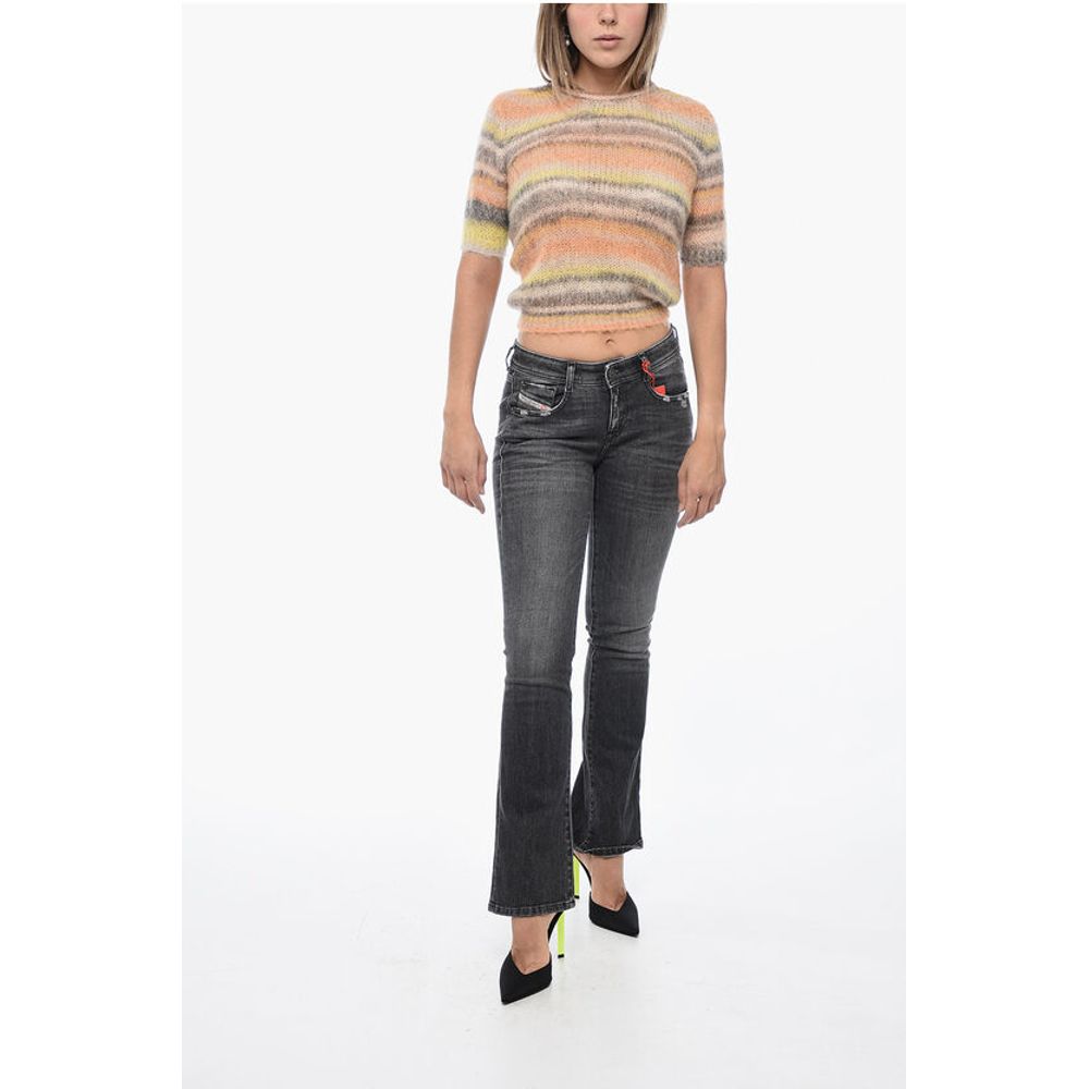 Stripped M-ICAELA Sweater with Brushed Effect