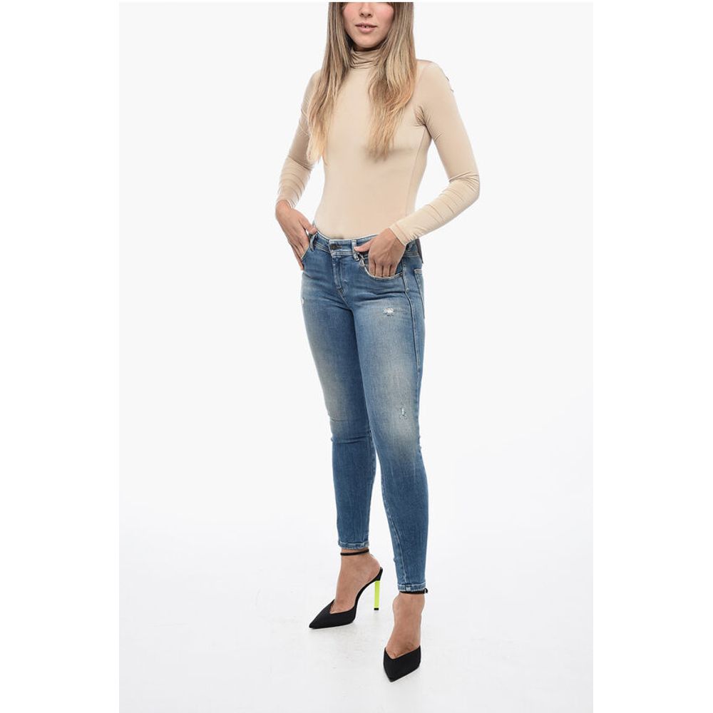 SLANDY Super Skinny Denims with Tearing L.32