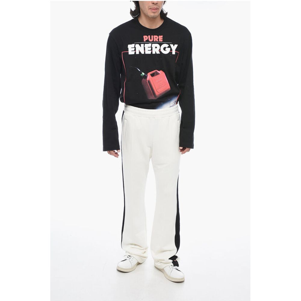 Brushed Cotton P-ZAMPER Pants With Contrasting Bands