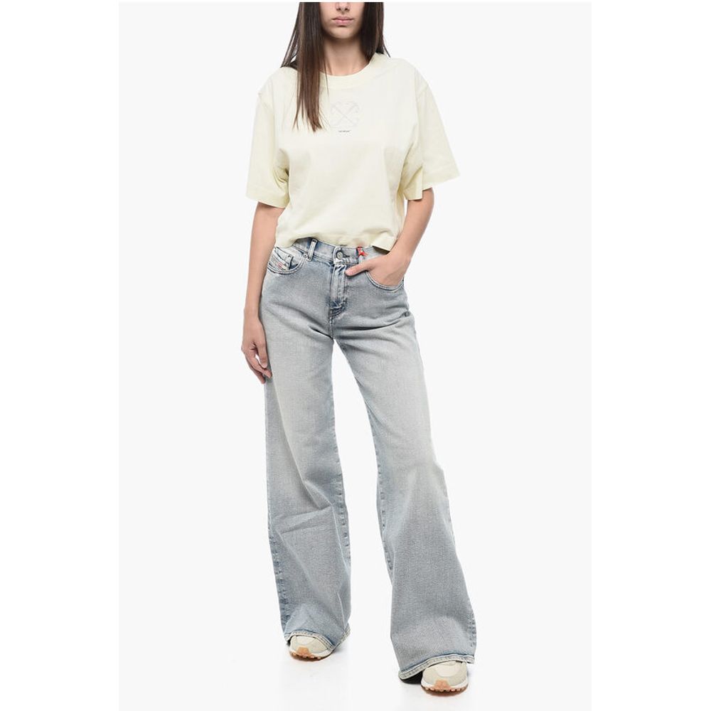 D-AKEMI Flared Denims with Light Wash L.32