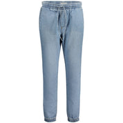 Light Blue Cotton Women Jeans
