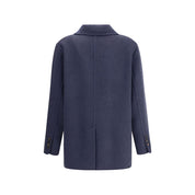 Blue Cashmere Coat