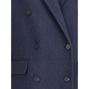 Blue Cashmere Coat