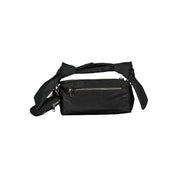 Black Polyester Women Handbag
