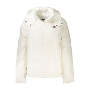 White Polyester Women's Jacket