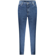 Blue Cotton Women Jeans