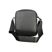 Black Polyester Men Shoulder Bag