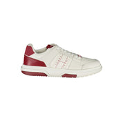 Red Polyurethane Men's Sneaker