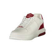 Red Polyurethane Men's Sneaker